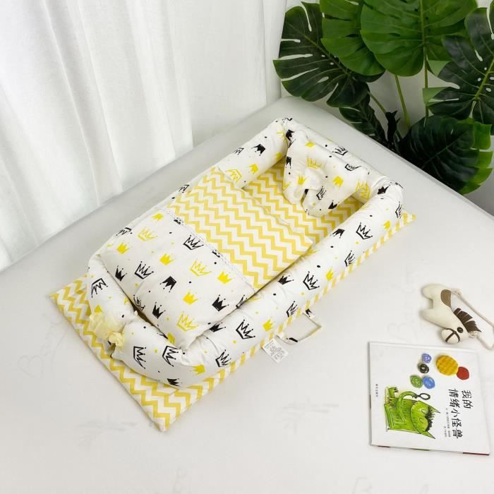 Réducteur De Lit Bébé 85x50cm En Coton, Nid Bébé Portable
