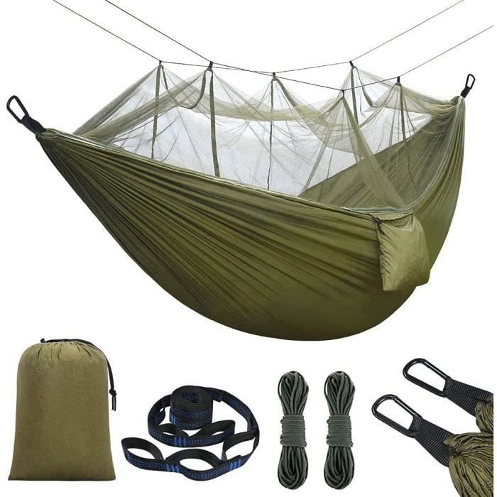 Hamac Double Grand Trunk En Nylon, Cramoisi/kaki, Sans Support, Neuf
