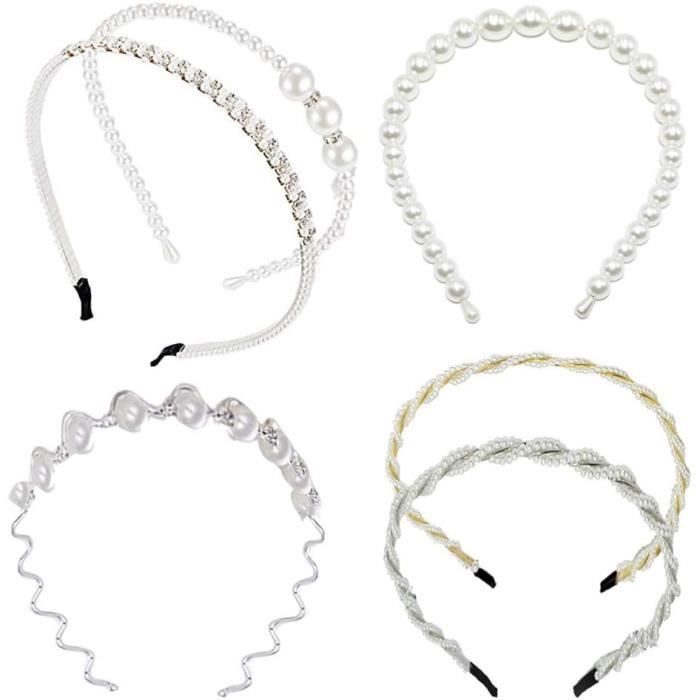 Bases De Cerceaux à Cheveux En Métal Pour Perles – Accessoires DIY – Lot
