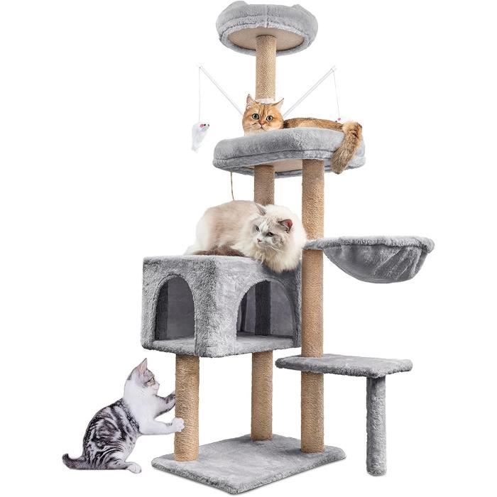 Arbre à chat,145cm Arbre à Chat Griffoir, tour d'escalade stable à — free download