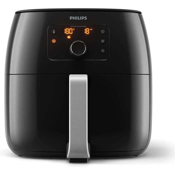 Philips Premium Airfryer XXL 7.3 L, Friteuse Sans Huile, Technologie Rapid Air et Élimine