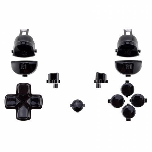 Lot de boutons PS4 Chrome