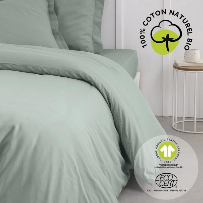 PARURE DE LIT TODAY HOUSSE DE COUETTE 240X260 + 2 TAIES D OREILLER 63X63 100% COTON 57 fils SUNSHINE 14. - vue 5