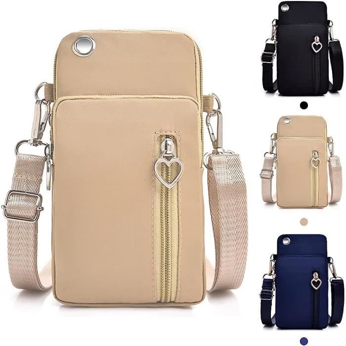 Mini Sac Bandoulière Jaune Pour Femme – Pochette Téléphone Portable Les Gemmes De L’Ursuya