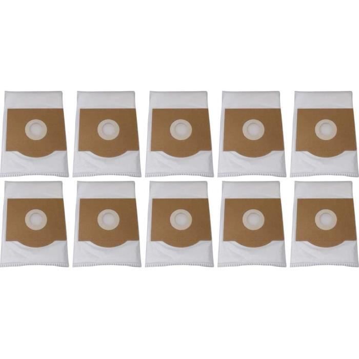 10 sacchetti per aspirapolvere compatibili con Fakir S 200. 250 Serie, Rowenta RS 261, Rowenta RS 210, Rowenta RS 321, sacchetto polvere