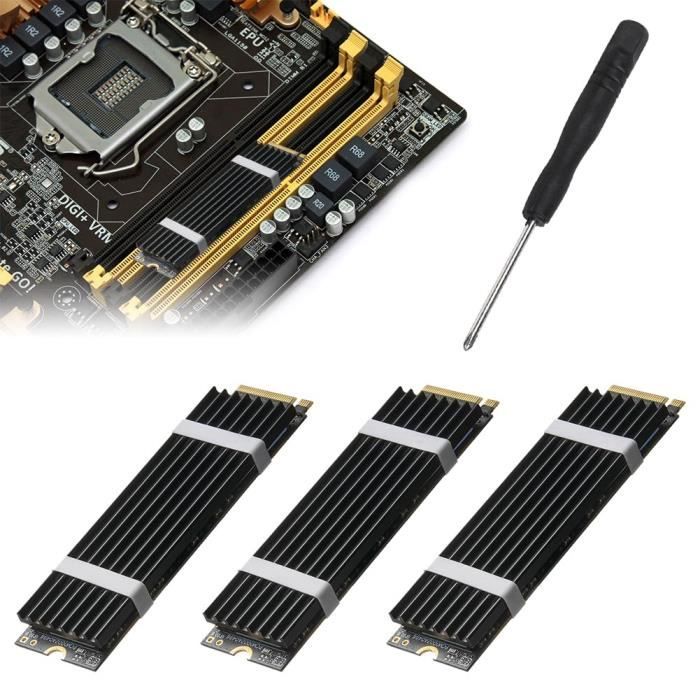DolDer Dissipateur Thermique Cuivre M.2 2230 Steam Deck – Kit Complet Avec Outils Et Pads