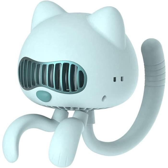 Glovion Clip Poussette Bébé Ventilateur USB Rechargeable Portable - Blanc