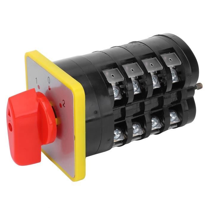 Commutateur Rotatif BAOMAIN 20A 550V - 3 Positions, IP66, Certifié CE TUV
