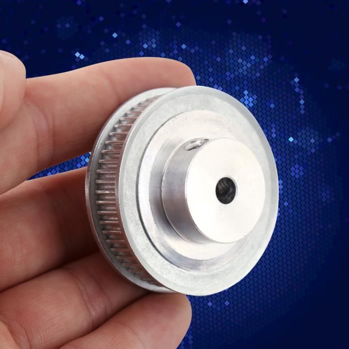 Poulie De Distribution 3d GT2 Poulie De Distribution En Aluminium De 5 Mm Pour Ponceuses à Courroie 60 Dents Alésage 60T Pour Imprimante 3D Poulie Gt2