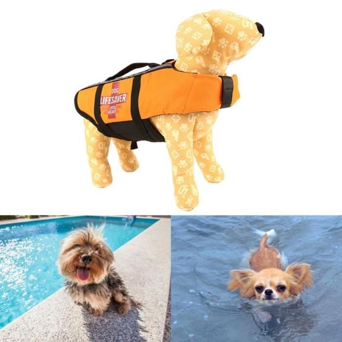La Vie De Chien Veste De Chien Gilet De Flottaison Chiens Gilets Natation Animaux Gilet De Securite Pour Chiens Dans 8 8lb Jaune Achat Vente Manteau La Vie De Chien Veste