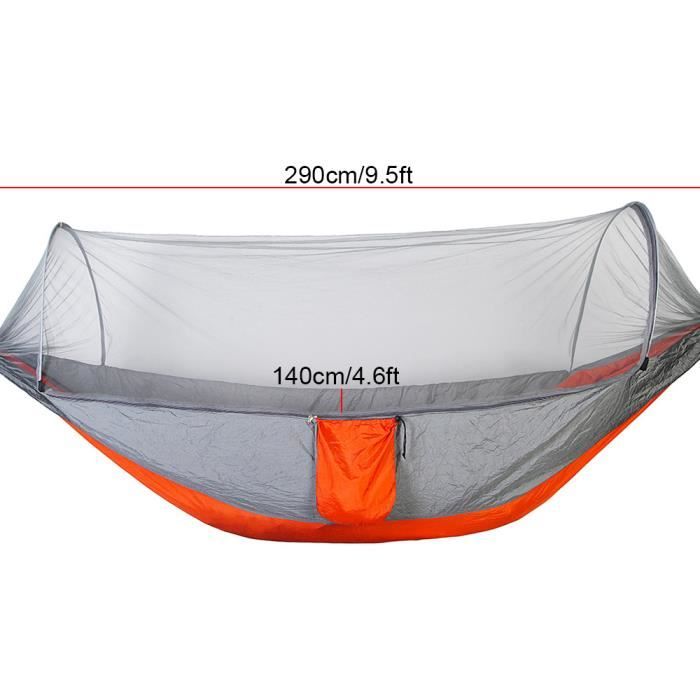 Moustiquaire Pour Hamac – Filet Léger Ultra-portable, Double Zip, Noir, En Polyester – Protection Anti-insectes