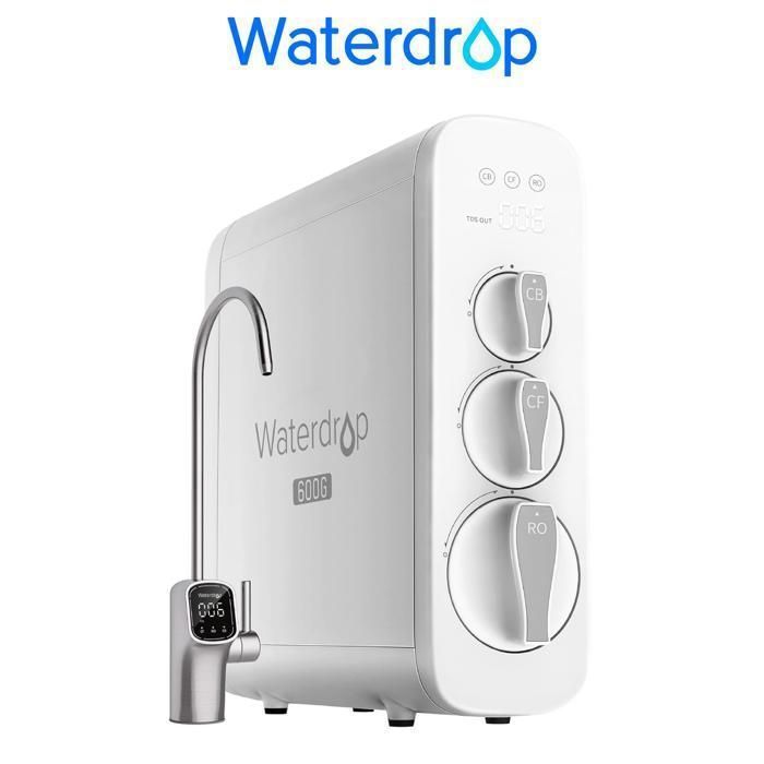 Waterdrop G3P600 Système dosmose inverse certifié NSF/ANSI 58 & 372 système dosmose inverse sous lévier réduction du TDS