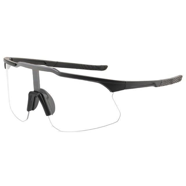 Tinkber Lunettes De Vélo De Montagne - Verres UV380, Monture Légère En PC - Anti-poussière Et Coupe-vent - Pour Cyclisme, Course, Voile - Noir/vert