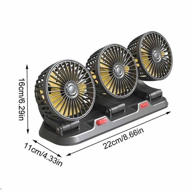 Ventilateur De Radiateur Universel 14'' 80W 12V Pour Voiture - Refroidissement Push/Pull Baceyong
