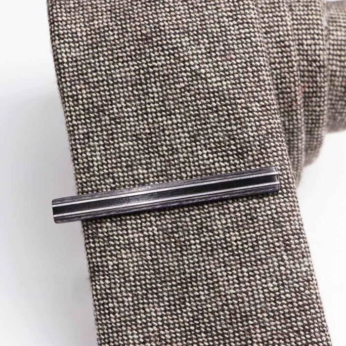 JewelryWe Pince à cravate pour homme - 2,4 cm de large