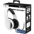 Subsonic - Casque Gaming Blanc avec micro pour PS5 - Compatible PS4/Xbox One et Xbox Series X/Switch/PC-1