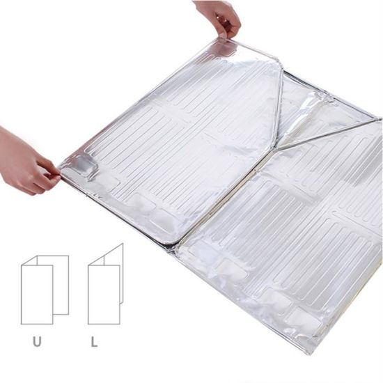 Plaque Anti-Projections de Cuisson Déflecteur D'huile Feuille D'aluminium Pliable Protection D'écran de Cuisine,120×50cm - Maison Plaque Anti-Projections de Cuisson Déflecteur D'huile Feuille D'aluminium Pliable Protection D'écran de Cuisine,120×50cm - Maison