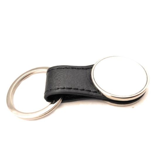 Porte-clés Skoda Road Runner - Acier Chromé Et Simili-cuir, Impression HD Recto-verso - Livré En Boîte Cadeau