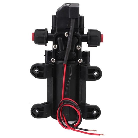Pompe à Eau Haute Pression 12V 60W - Auto-amorçante, 5L/min, 0.8MPa - Pour Camping-car, Bateau, Jardin, Nettoyage - 8
