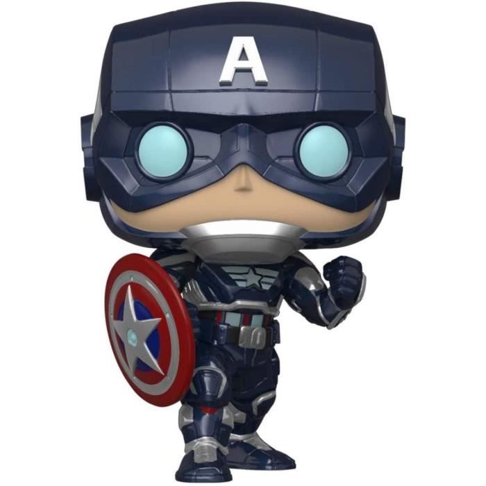 Figurine Funko Pop! Marvel: Avengers Game - Iron Man (Stark Tech Suit) -  Cdiscount Jeux vidéo