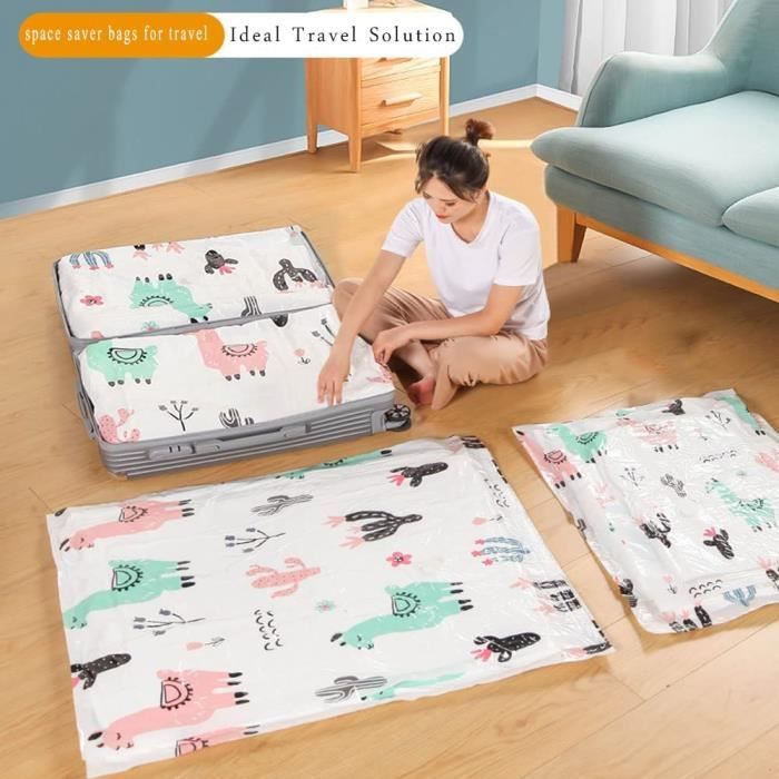 Lot De 5 Sacs Sous Vide Pour V tements Avec Pompe De Rangement