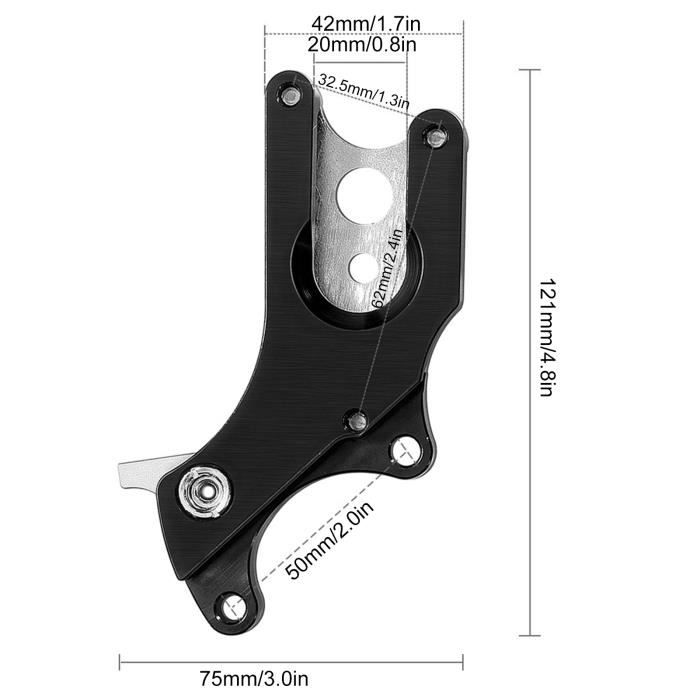Kit De Conversion Excentrique 68-73 Mm – Pédalier Vélo Alliage Alu + Acier