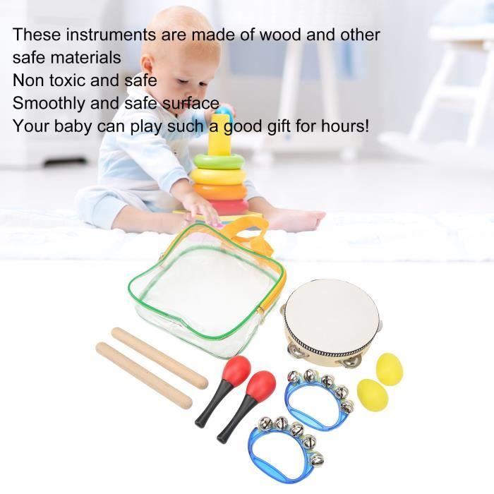 Set d'Instruments de Musique en Bois Montessori - L'atelier Montessori