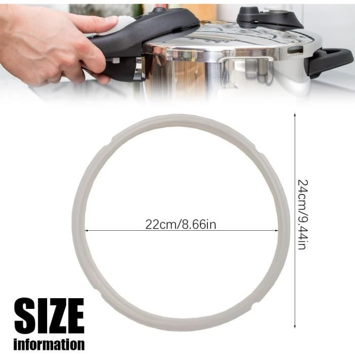 XPEX Joint Cocotte Minute 22cm Pour WMF 5/6L - Joint D'Étanchéité Autocuiseur Silit