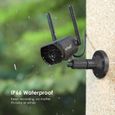 ieGeek Caméra Surveillance WiFi Exterieure Détection de Mouvement PIR Audio Bidirectionnel PC/Sirène/IP66-2