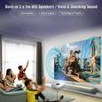 Vidéoprojecteur TOUMEI K1 - 7000 Lumens - Android 4K Wifi - 3D HD - Maison Théâtre Cinéma - Gris-2