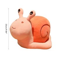 Peluche Escargot Fraise - 22 Cm (ou 35/50 Cm), Douce, Rembourrage Coton PP - Cadeau Mignon Enfant, Adulte, Décoration Chambre