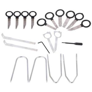 4 Pièces Clé Extraction Autoradio, Deontage Cle Outils De Déontage De
