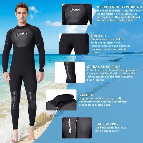 Combinaison De Plongée Hiver Typhoon 5 Mm Pleine Longueur Taille S Homme - Néoprène, Neuve