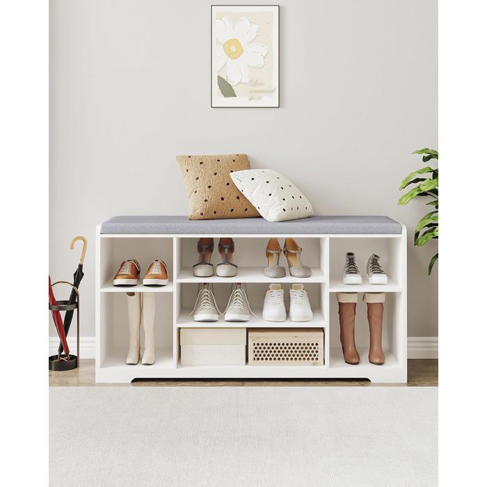 Hzuaneri Banc de Rangement - Coffre de Rangement à Couvercle relevable