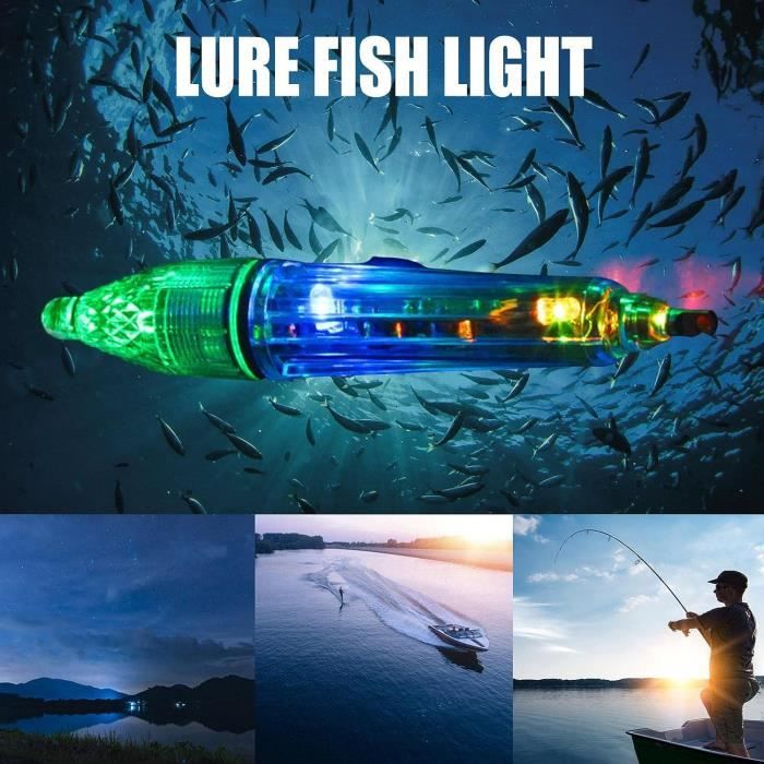 Lumière De Pêche Pour La Pêche De Nuit, Leurre De Poisson, Lampe