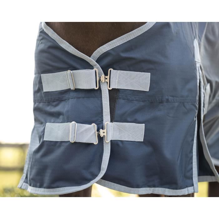 CATAGO Couverture Extérieur Justin pour Chevaux 300g - Noir - 135 CM