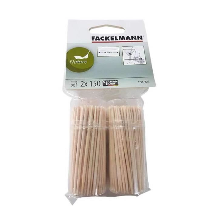 1800 Cure-Dents En Bois Com-four® - 12 Boîtes De 150 Pics Naturels Double Face 6,5cm