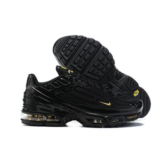 nike tuned noir et or