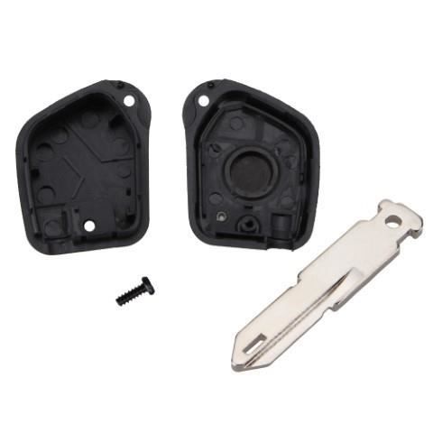 Lame Vierge Clé Coque Clé Télécommande Peugeot - Compatible 106, 205, 206, 306, 405, 406, 607 - Avec Lame Vierge Et Vis Cle 206 - Foto 7