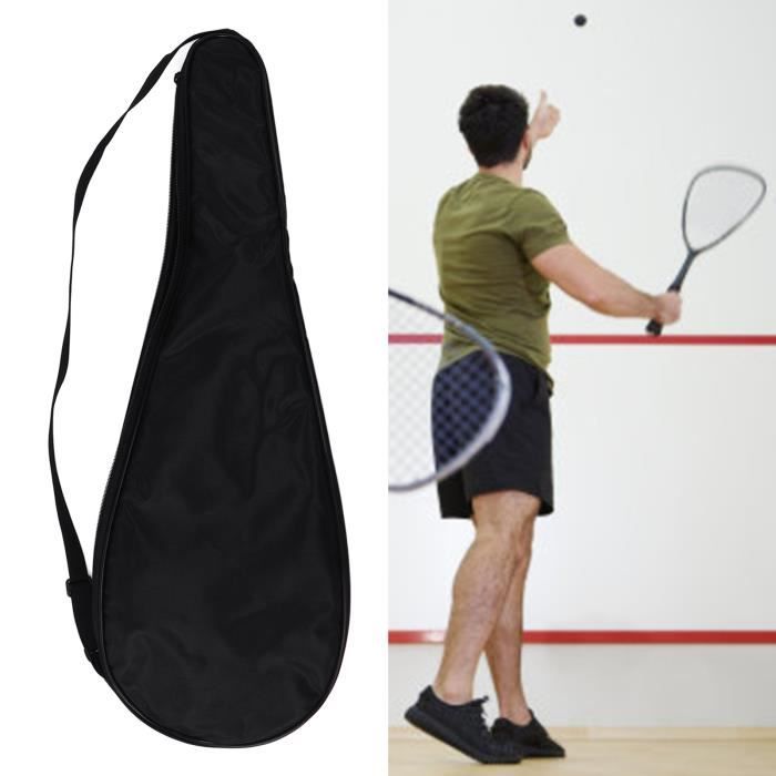 Housse De Raquette De Squash Salming Basic - Noire, Neuve, Fabriquée En Italie