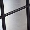 Miroir fenêtre paysage en métal Dimension Produit : Largeur 130 cm x Hauteur 90 cm x Epaisseur 3 cm Noir-3