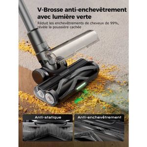 Proscenic Aspirateur Balai Sans Fil P8 Max Aspirateur Balai Sans