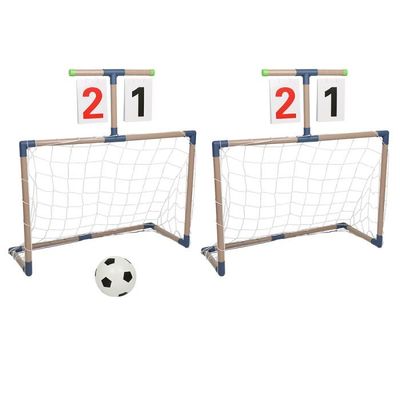 Cages et Mini But de Football Ensemble Jeux de Plein Air et Sport Set  EntraInement de Foot pour Enfants avec Boule Filet Pompe