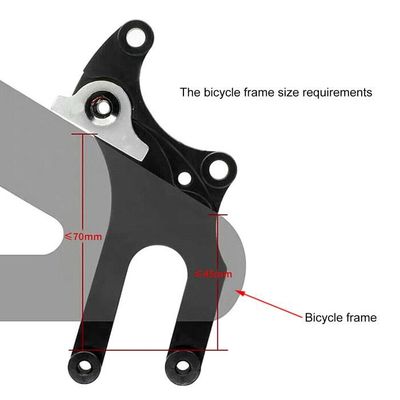 Gdfnmogo Kit Conversion Frein à Disque Pour Vélos – Adaptateur V-brake Vers Disque, Alliage Alu, Noir/rouge/or/argent