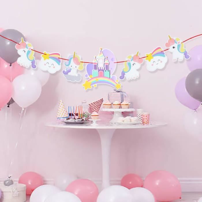 Banderole Anniversaire Thème Chien Avec Pattes - Décoration De Fête Facile à Accrocher - Pour Fille Et Garçon