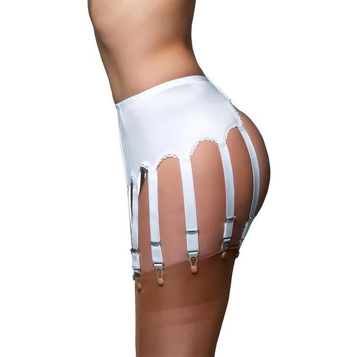 XXL Bas cuissardes sexy en dentelle pour femmes Jarretelles