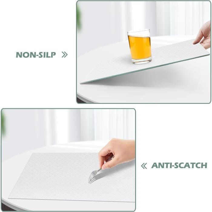 Hersvin 80cmx500cm Tapis Fond De Tiroir Antiderapant Non-adhésif, DIY Tapis De Refrigerateur Placard Etagere Frigo, EVA Plastique Protection Pour Meuble Camping, Sous Evier Cuisine (Gris Foncé/Point