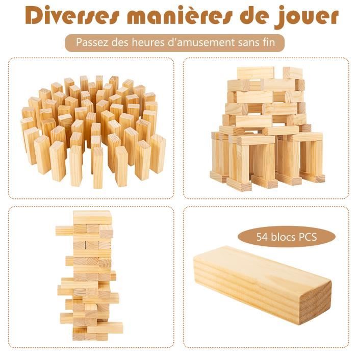 Jeu d'adresse - Tour Infernale - 48 morceaux de bois - Intérieur Jeu d'adresse - Tour Infernale - 48 morceaux de bois - Intérieur