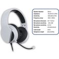 Subsonic - Casque Gaming Blanc avec micro pour PS5 - Compatible PS4/Xbox One et Xbox Series X/Switch/PC-4