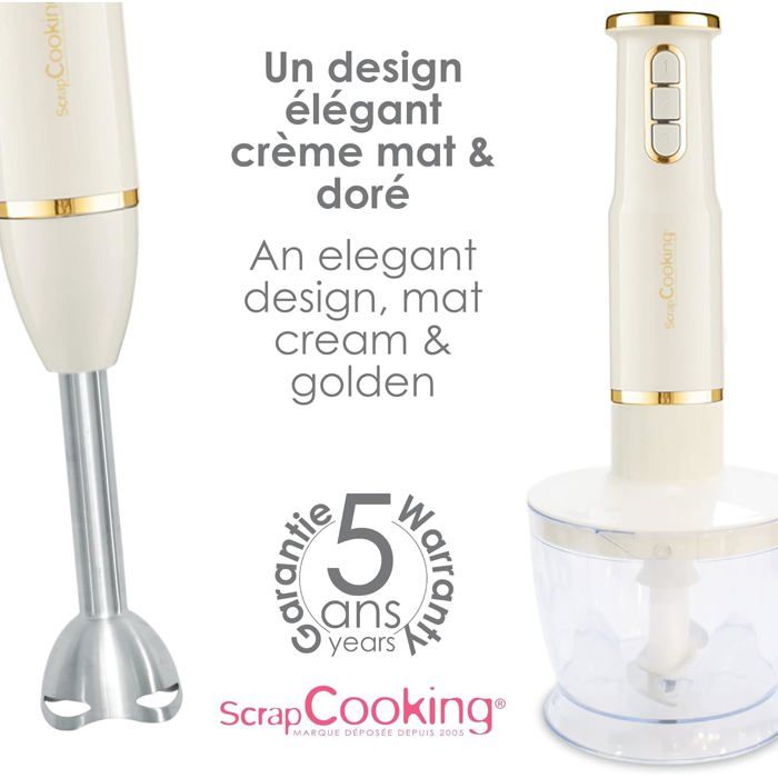 Mixer Plongeur Laura Ashley 600W - 4-en-1 Avec Fouet, Bol Hacheur Et Gobelet - Design China Rose, 2 Vitesses Batteur Electrique Mixer Plongeur Laura Ashley 600W - 4-en-1 Avec Fouet, Bol Hacheur Et Gobelet - Design China Rose, 2 Vitesses Batteur Electrique